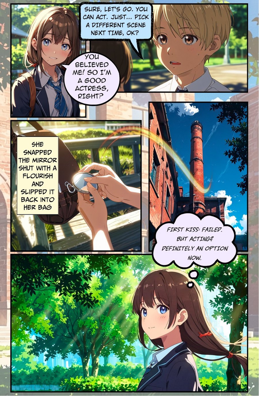 Emma + Luke — illustrated art from the world of the book